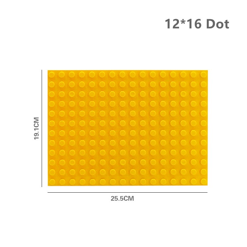 5 Sizes Big Building Plastic Blocks Base Plates Assembly Figures Comptatible Large Bricks Classic Baseplates Children Kids Toys