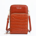 Hot Sell Mobile Phone Bags With Metal Opening Crossbody Bags Women Mini PU Leather Shoulder Messenger Bag For Girls Gift