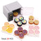 Marumine Mini Food Toys Building Blocks Hamburger Pizza Fries Cake Dessert Chocolate Cookies MOC Bricks Plastic Assemble Part