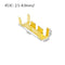 453 /453C U-shaped terminal tab cold inserts terminal wire connector terminales electricos small teeth terminal 0.3-4.0mm²