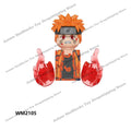 WM6109 Naruto blocks anime Sasuke Kakashi Madara Zetsu Might Guy Rock Lee mini action toy figures Assemble bricks toys kid gifts