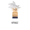 KT1007 KT1009 KT1011 KT1020 KF6142 Dragon Ball Z Goku Vegeta Trunks Kuririn Mini Action toy Figures Kids Assemble dolls Gifts