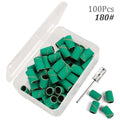 100pcs 80''/120''/180" Nail Art Sanding Bands Gel Polish Remover Tool Accessory for Electric Nail Machine Nail Drill Bits