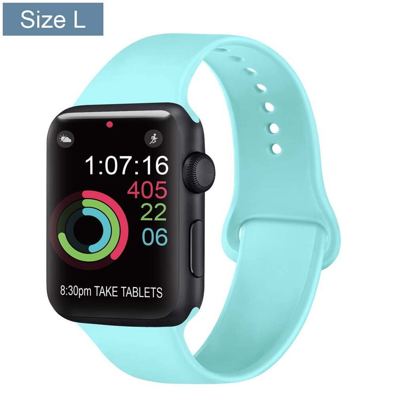 Silicone Bracelet Band For Apple Watch Strap 8 7 6 5 4 3 2 SE 42MM 38MM 44MM 40MM Strap For iWatch 41MM 45MM Smart Watch correa