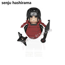 Naruto Sasuke Kakashi Akatsuki bricks Building Blocks Anime cartoon Mini Action Figures Heads Assembly Toys kids Christma Gifts