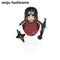 Naruto Sasuke Kakashi Akatsuki bricks Building Blocks Anime cartoon Mini Action Figures Heads Assembly Toys kids Christma Gifts