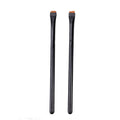 Professional Eye Makeup Brushes Black Flat Eyeliner Brush Eyebrow Application Lip Makeup Brush Eye Patch Makeup Tools 2/3pcs