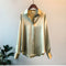 Satin Shirt Womens Clothing Silk Shirts  Vintage Blouse Office Lady Sheer Top Longsleeve Dress Shirt Ladies Overshirt