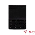 2 Hook Bra Extender For Women&#39;s Elastic Bra Extension Strap Hook Clip Expander Adjustable Belt Buckle Intimates 1/3/4 Pcs