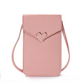 2022 Bag For Women Touch Screen Cell Phone Purse Smartphone Wallet Shoulder Strap Handbag PU Leather Casual Solid Crossbody Bags