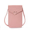 2022 Bag For Women Touch Screen Cell Phone Purse Smartphone Wallet Shoulder Strap Handbag PU Leather Casual Solid Crossbody Bags