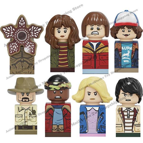 CY1001 LG1007 Mini action toy figures Building Blocks Stranger Things Movies dolls Educational assemble Toys Gifts For Children