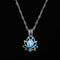FAMSHIN Fashion Silver Color Charm Luminous Pendant Necklace Women Moon Glowing Stone Necklace Christmas Necklaces Jewelry Gifts