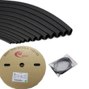 5 METER/LOT BLACK 1mm 1.5mm 2mm 2.5mm 3mm 3.5mm 4mm 5mm 6mm Heat Shrink Tubing Tube