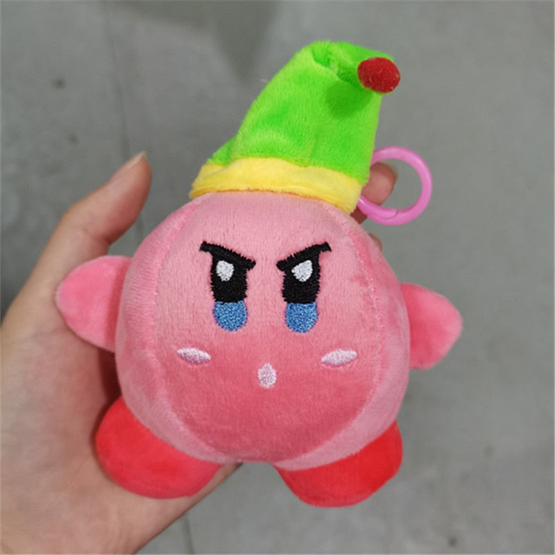 Fashion Star Kirby Plush Toys Keychain Chilkdren Toy Cute Pink Kirby Keychain Car Pendant Key Chain Woemen Keychains Toys Gifts