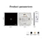 UBARO Eu AC100-240V Tempered Black White Crystal Glass Touch Switch Panel Wall Light Sensor Button 1/2/3 Gang 10A Interruptor
