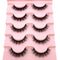 2022 New 5 pairs natural false eyelashes fake lashes long makeup 3d mink lashes eyelash extension mink eyelashes short eyelashes