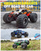 BEZGAR TM201 Remote Control Car,2.4GHz Rc Car All-Terrain 15Km/h 1:20 Off-Road Monster Truck Toy Christmas Present for Children