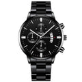 Luxury Men&#39;s Quartz Watch Stainless Steel Business Automatic Calendar Clock Men Fashion Casual Wrist Watch relogio masculino