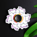 New 3D Running Cartoon Anime Character Astronaut Spinner Stress Relief Toys Anti-Stress Fidget Toy Finger Dynamic Changing Gyro