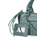 New Arrival Mini Small Motorcycle Bags Crossbody for Women Pu Soft Leather Brand Girls Shoulder Bags Black Hand Bags Tote