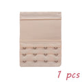 2 Hook Bra Extender For Women&#39;s Elastic Bra Extension Strap Hook Clip Expander Adjustable Belt Buckle Intimates 1/3/4 Pcs