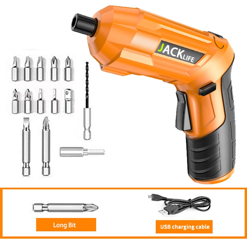 Electric Screwdriver Battery Rechargeable Cordless Screwdriver Powerful Impact Wireless Screwdriver Drill Electric Screw Driver