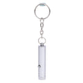 Multi-function Portable Mini LED Flashlight Keychain Aluminum UV Light Currency Detector Lamp Key Chains Torch with Battery