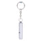 Multi-function Portable Mini LED Flashlight Keychain Aluminum UV Light Currency Detector Lamp Key Chains Torch with Battery