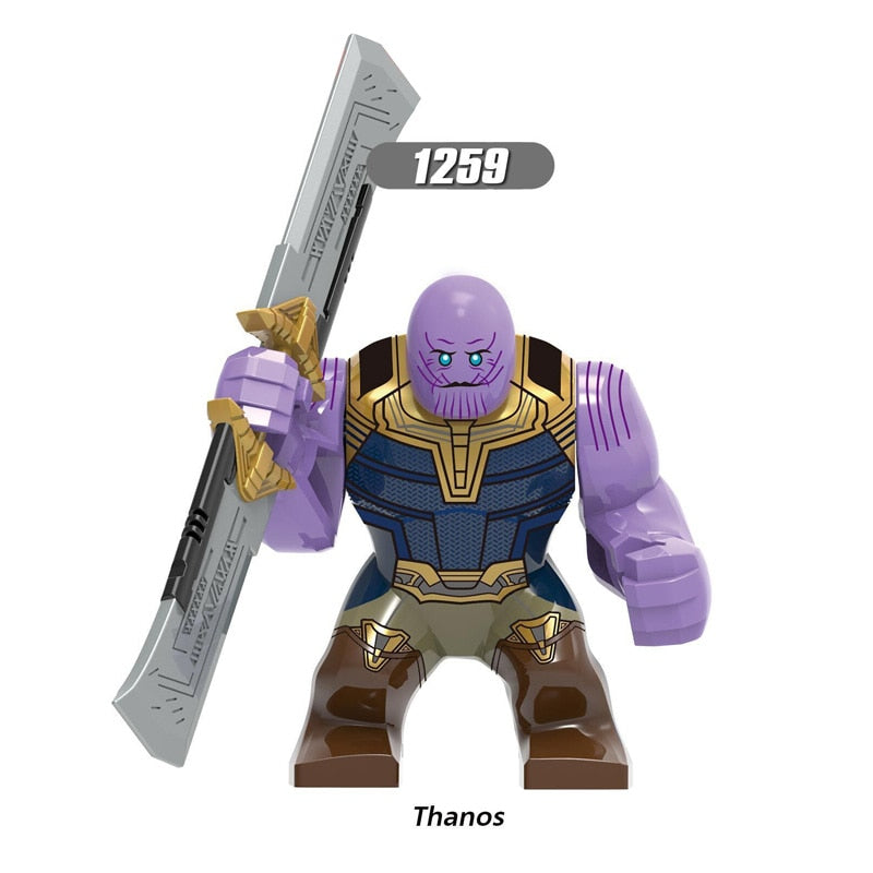 73 Style Disney Anime Figure Wolverine The Thing Spide Building Blocks Rman Thor Toys For Children Boy Girls Christmas Gift
