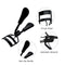 1 Pc Handle Eyelash Curler Natural Bending Beautiful Eyelash Beauty Special Professional Makeup Tools 7 Colour