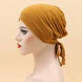 Modal New Soft Under Cap Inner Hijab Cap Stretchy Muslim Women Bandage Underscarf Bonnet Islamic Turban Headband Adjustable