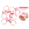 100pcs Disposable Ring Caps Microblading Tattoo Ink Cup For Permanent Pigment Holder Rings Accessories Makeup Tattoo Tools