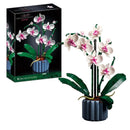 Moc Bouquet Orchid block flower Succulents Potted Building Blocks FIT for 10311  Romantic Kit Assembly Building Toy girl gift