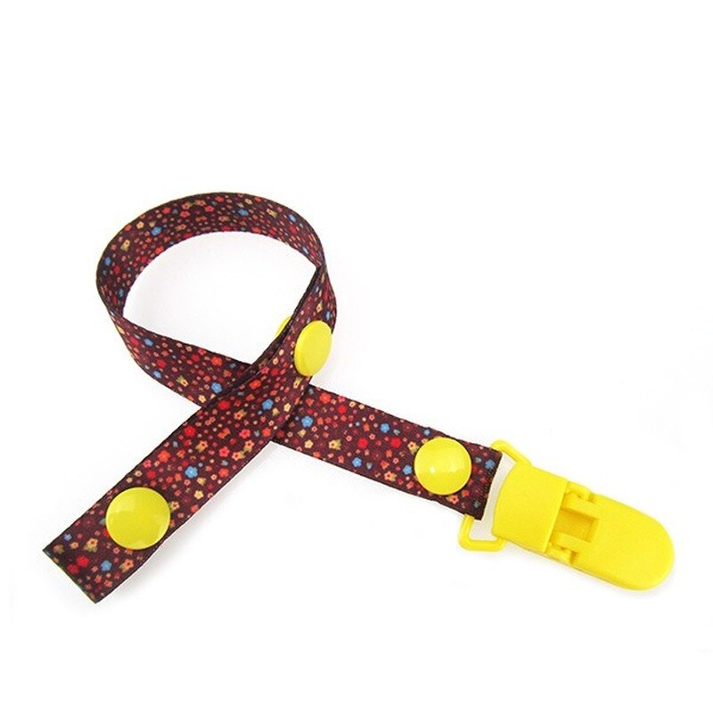 1pc Adjust Baby Pacifier Clip Chain Ribbon Dummy Holder Soother Pacifier Clips Strap Nipple Holder for Infant Feeding