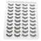 20 Pairs Mink Lashes Natural False Eyelashes Dramatic Volume Fake Lashes Soft Thick Long Eyelashes Wispy Makeup Extension 2022
