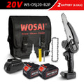 WOSAI 20V MT-Series 6 Inch Brushless chain saw Cordless Mini Handheld Pruning Saw Portable Woodworking Electric Saw Cutting Tool