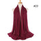 Hijab Scarf 72*175cm Plain Chiffon Scarves For Women Muslim Fasion Islam Clothing Headscarves Shawl For Ladies Headwrap Ramadan