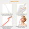 4in1 High Frequency Electrode Wand w/Neon Electrotherapy Glass Tube Acne Spot Remover Home Spa Beauty Device Facial Therapy Wand
