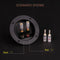 20pcs/10pairs Nakamichi BANANA PLUGS 24K Gold-plated 4MM Banana Connector with Screw Lock For Audio Jack Speaker Plugs Black&amp;Red
