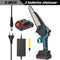 21V Portable Mini Electric Pruning Saw Rechargeable chainsaws Wood Spliting Chainsaw Woodworking Tool for Orchard Branch Clip