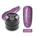 ROSALIND Gel Nail Polish Glitter Paint Hybrid Varnishes Shiny Top Base Coat For Nails Set Semi Permanent For Manicure Nail Art