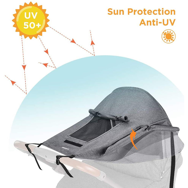 Universal Baby Stroller Accessories Sun Shade Cover UV Protection Sunshade Carriage Canopy Cover for Pram BabyCar Seat Sun Visor