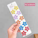 10pcs Snap Hair Clips for Girls Clip Pins BB Hairpins Color Metal Barrettes for Baby Children Women Girls Styling Accessories