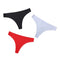 3 Pcs/Pack Ice Silk Women&#39;s Seamless Underwear Solid Low Rise Sexy Thong Ladies Sports Intimate G-string Panty S-XL