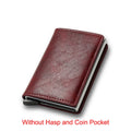 Carbon Fiber Rfid Card Holder Men Wallets Money Bag Male Vintage Black Male Purse 2022 Small Leather Mini Slim Wallets Walets