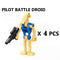 Disney R2-D2 Building Blocks C-3PO General Grievous R4-P17 K-2SO IG88 Battle Buzz Droid Star Bricks Action Figures Christmas Toy