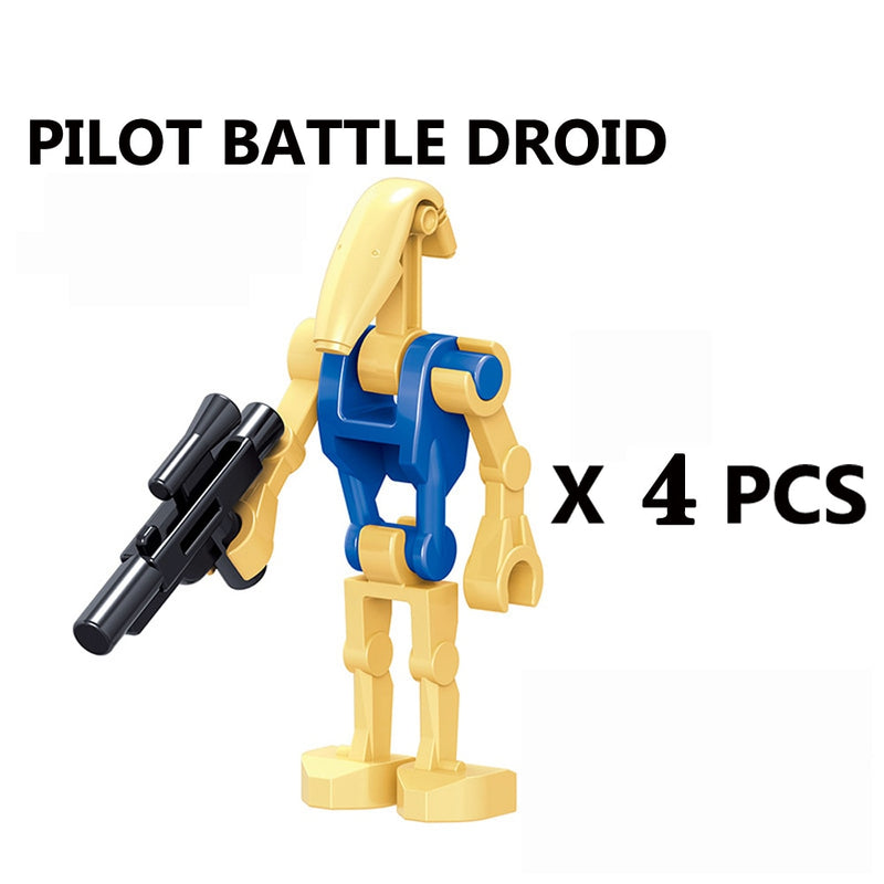 Disney R2-D2 Building Blocks C-3PO General Grievous R4-P17 K-2SO IG88 Battle Buzz Droid Star Bricks Action Figures Christmas Toy