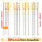 Leather Crafts Sewing Needle,Round Head Blunt Pint,Pointed Prism Sharp Tool for Embroidery Stitching Gold Tail Big Eye Needles