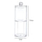 Acrylic Makeup Organizer Cotton Pad Storage Box For Cotton Swabs Rod Cosmetics Jewelry Organizer with Bamboo Lid Repacking Boxes